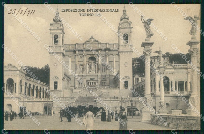 Torino Città Esposizione Gran Fontana Monumentale cartolina MZ9860 – fronte