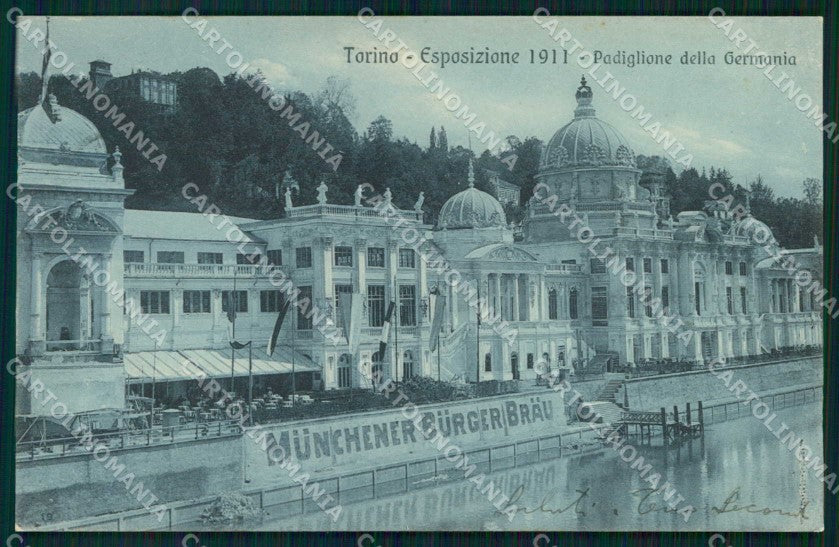 Torino Città Esposizione Padiglione Germania cartolina MZ9864 – fronte