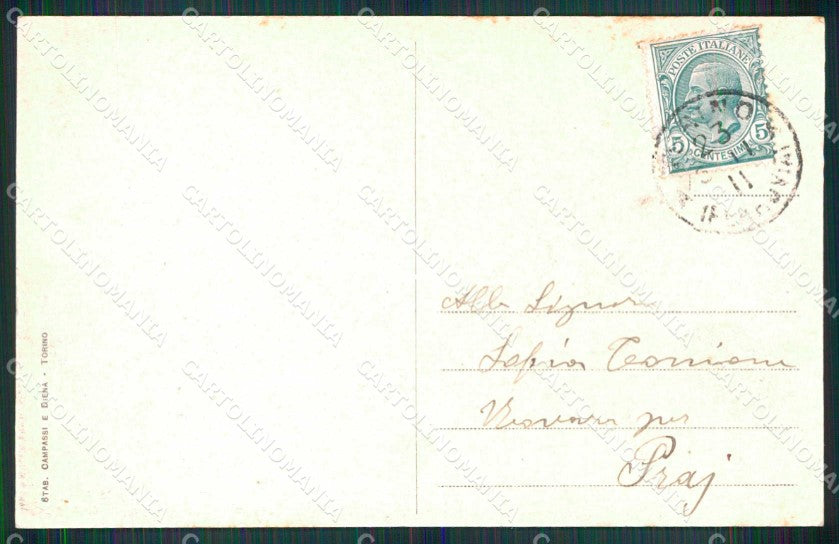 Torino Città Esposizione Padiglione Germania cartolina MZ9864 – retro