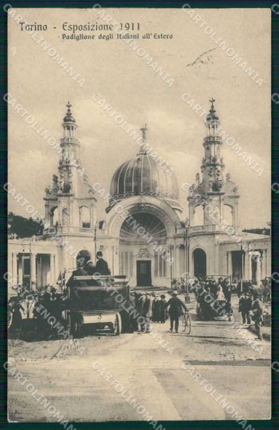 Torino Città Esposizione Padiglione Italiani all'Estero cartolina MZ9869 – fronte