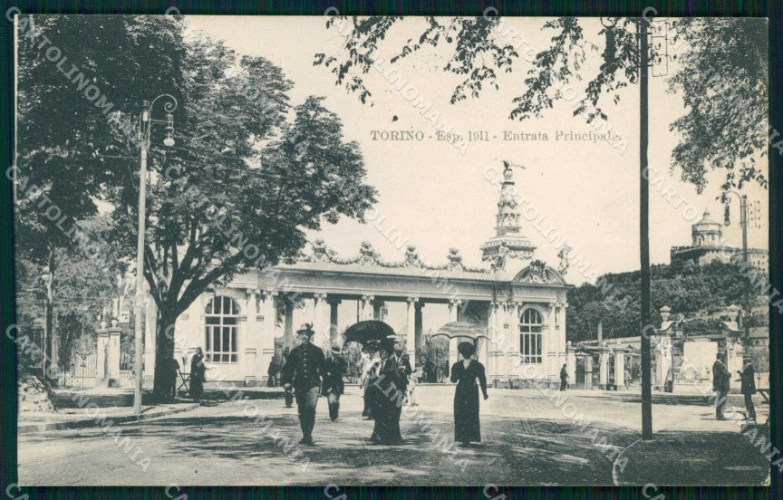 Torino Città Esposizione Entrata Principale cartolina MZ9873 – fronte
