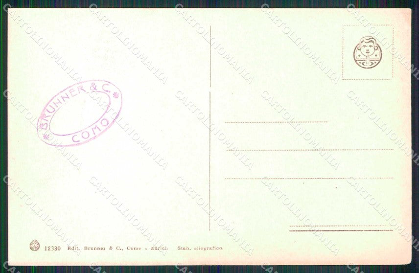 Torino Città Esposizione Interno Giardini Brunner 12330 cartolina MZ9875 – retro