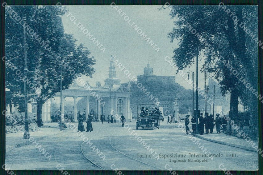 Torino Città Esposizione Ingresso Principale Brunner 12327 cartolina MZ9886 – fronte