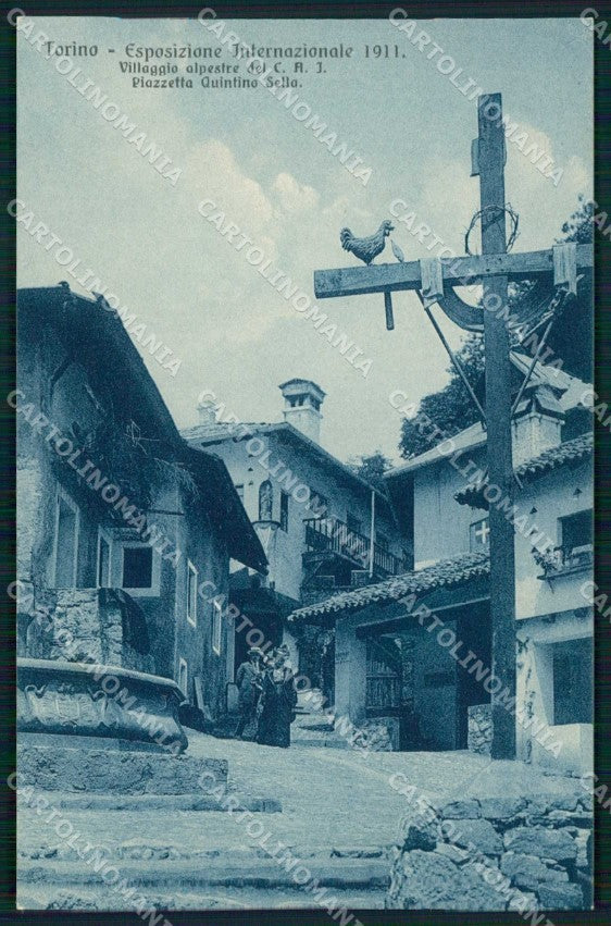 Torino Città Esposizione Villaggio Alpestre Brunner 12302 cartolina MZ9892 – fronte