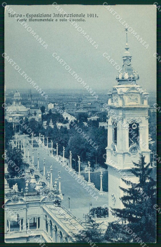 Torino Città Esposizione Ponte Monumentale Brunner 12333 cartolina MZ9897 – fronte