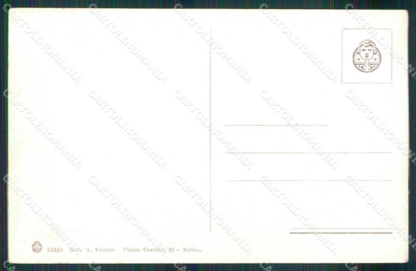 Torino Città Esposizione Regia Marina Brunner 12328 SCOLLATA cartolina MZ9900 – retro
