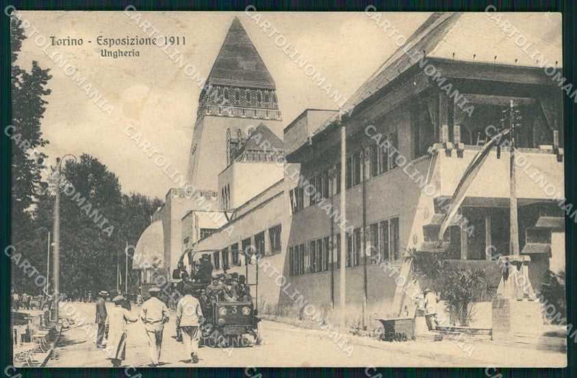 Torino Città Esposizione Padiglione Ungheria cartolina MZ9910 – fronte