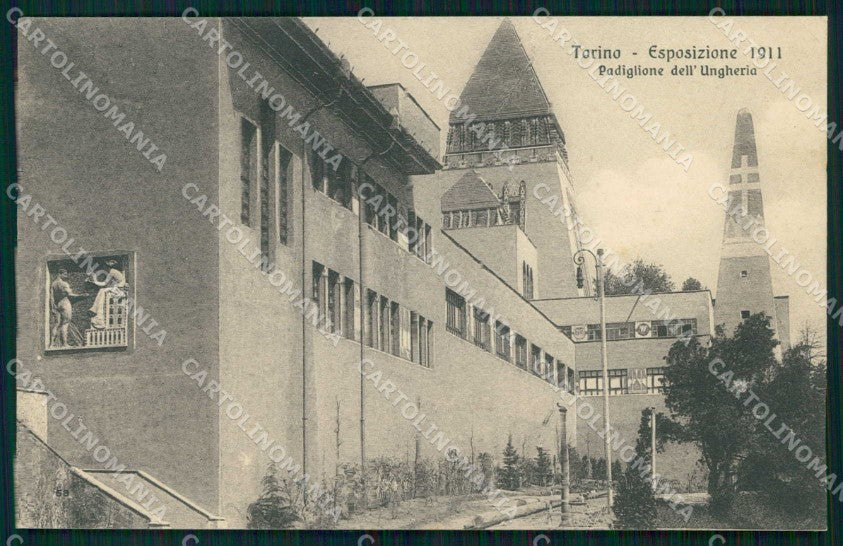 Torino Città Esposizione Padiglione Ungheria cartolina MZ9924 – fronte