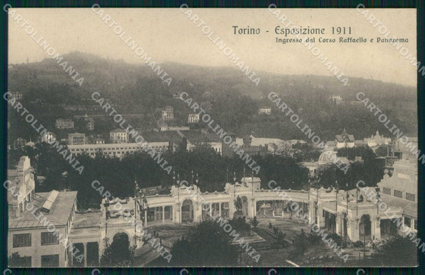 Torino Città Esposizione Ingresso da Corso Raffaello cartolina MZ9925 – fronte