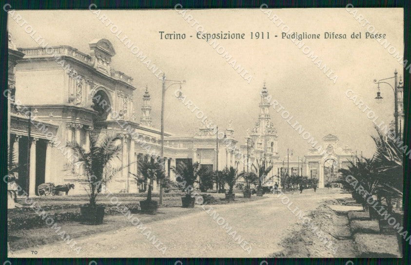 Torino Città Esposizione Padiglione Difesa Paese cartolina MZ9927 – fronte