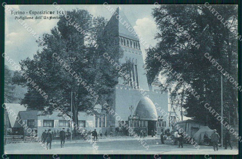 Torino Città Esposizione Padiglione Ungheria cartolina MZ9941 – fronte