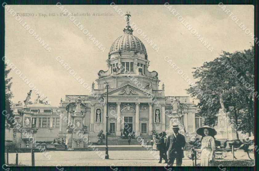 Torino Città Esposizione Padiglione Industrie Artistiche cartolina MZ9944 – fronte
