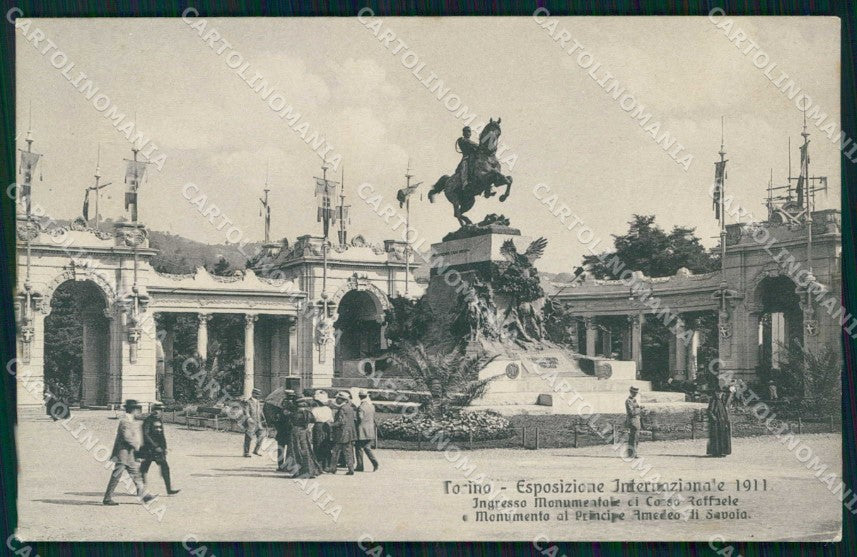 Torino Città Expo Monumento Principe Amedeo Brunner 12363 cartolina MZ9945 – fronte