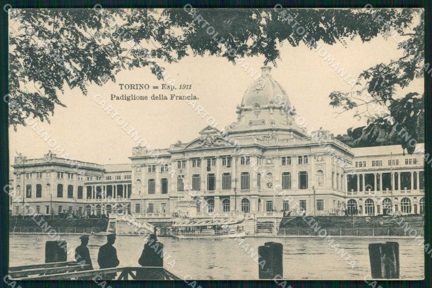 Torino Città Esposizione Padiglione Francia Battello cartolina MZ9953 – fronte