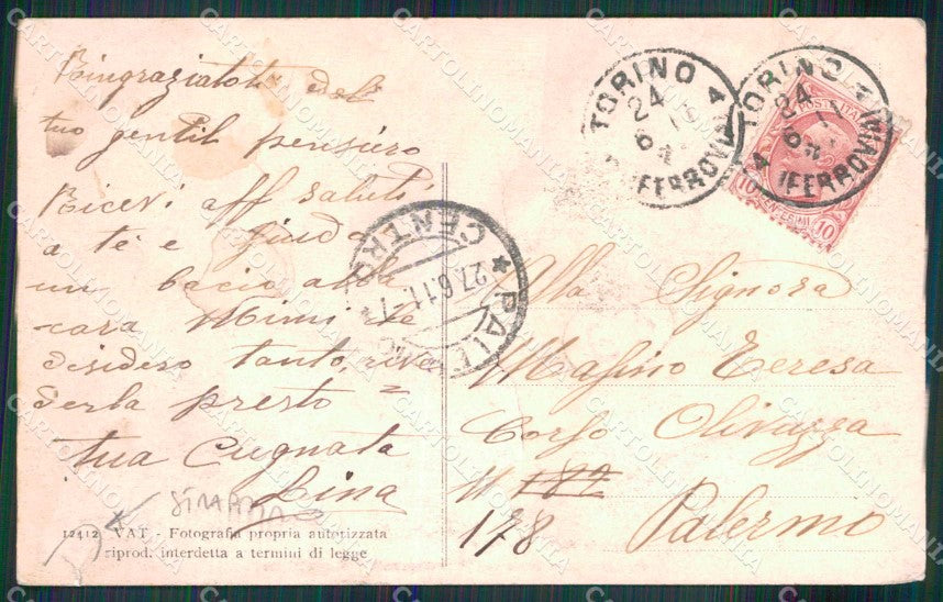 Torino Città Expo Palazzo Feste Alterocca 12412 STRAPPINO cartolina MZ9957 – retro