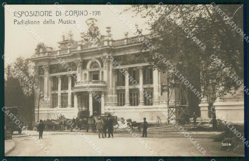 Torino Città Esposizione Padiglione Musica Foto cartolina MZ9965 – fronte