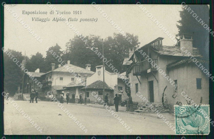 Torino Città Esposizione Villaggio Alpino Foto cartolina MZ9969 – fronte