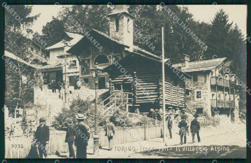 Torino Città Esposizione Villaggio Alpino Foto cartolina MZ9970 – fronte
