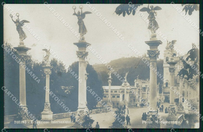 Torino Città Esposizione Ponte Monumentale Foto cartolina MZ9971 – fronte