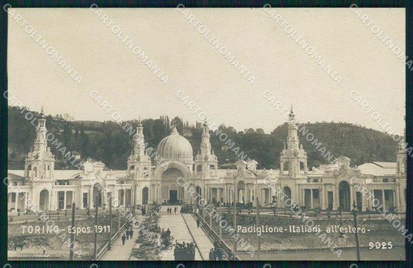 Torino Città Esposizione Padiglione Italiani all'Estero Foto cartolina MZ9973 – fronte
