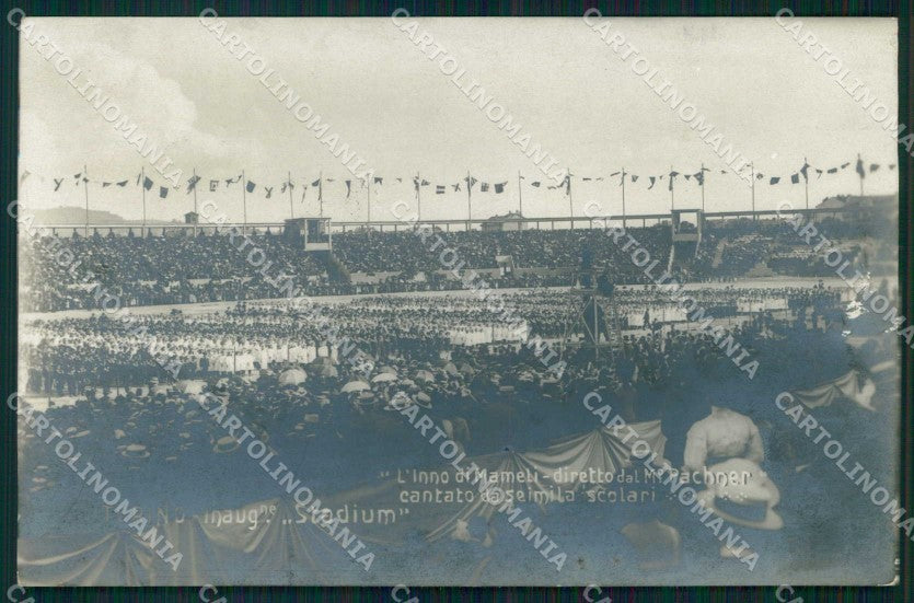 Torino Città Esposizione Inno Mameli Stadium ABRASA Foto cartolina MZ9978 – fronte