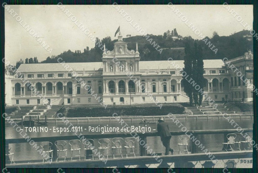 Torino Città Esposizione Padiglione Belgio Foto cartolina MZ9985 – fronte
