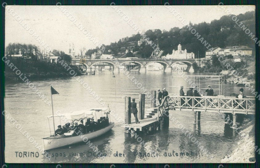 Torino Città Esposizione Scalo Canotti Automobili Foto cartolina MZ9990 – fronte