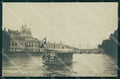Torino Città Esposizione Battello sul Fiume Po Foto cartolina MZ9991 – fronte