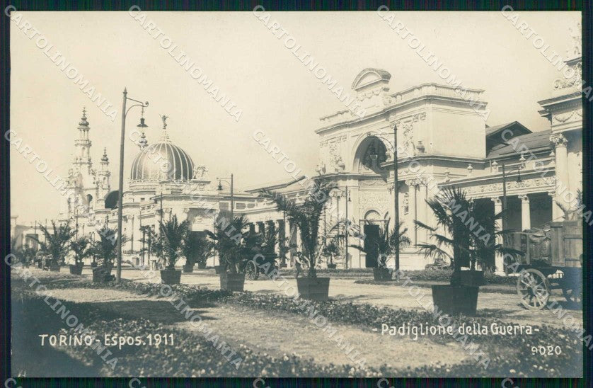 Torino Città Esposizione Padiglione Guerra Foto cartolina MZ9994 – fronte