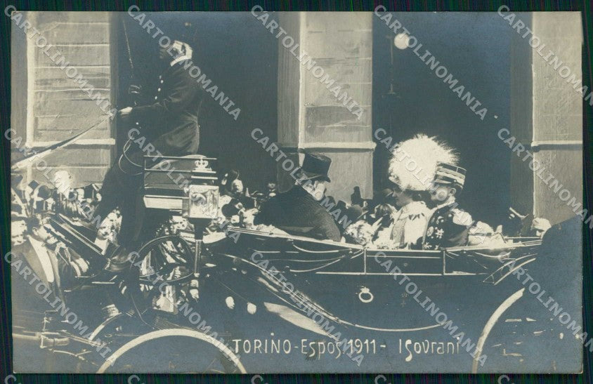 Torino Città Esposizione Sovrani in Automobile Savoia Foto cartolina MZ9999 – fronte