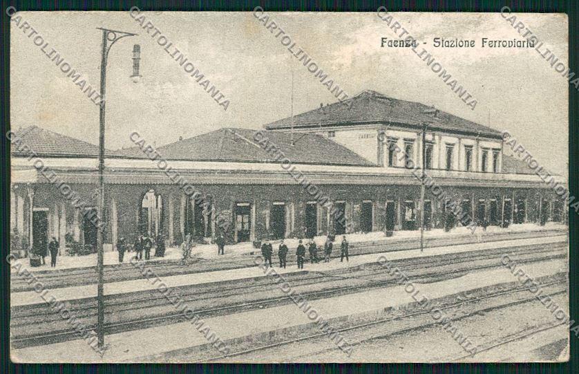 Ravenna Faenza Stazione cartolina QK0007 – fronte