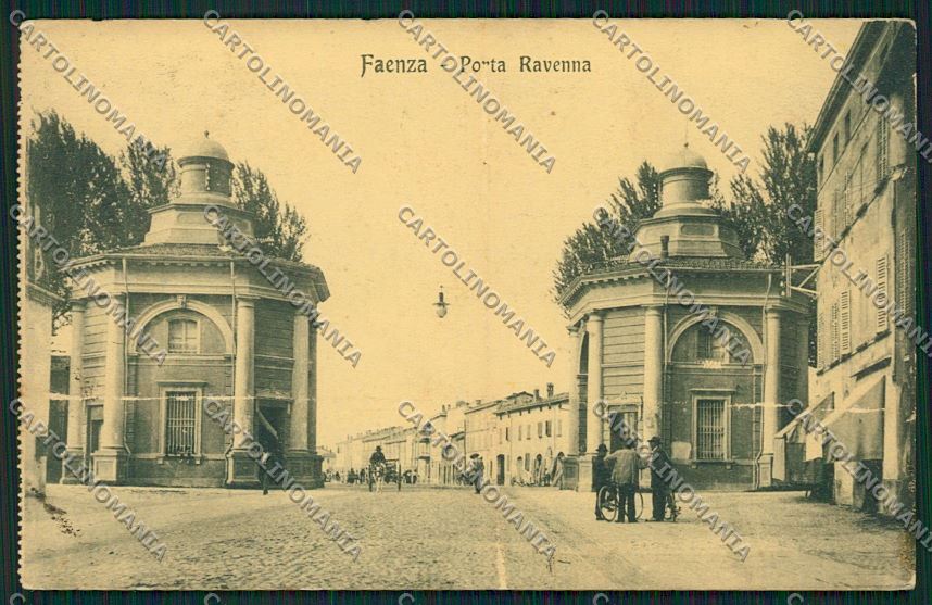 Ravenna Faenza ABRASA cartolina QK0008 – fronte