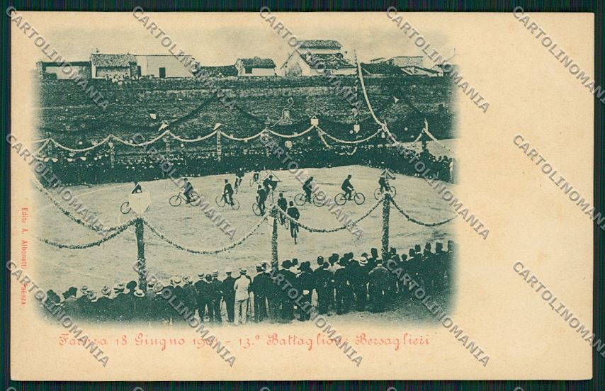 Ravenna Faenza Militari Bersaglieri cartolina QK0011 – fronte