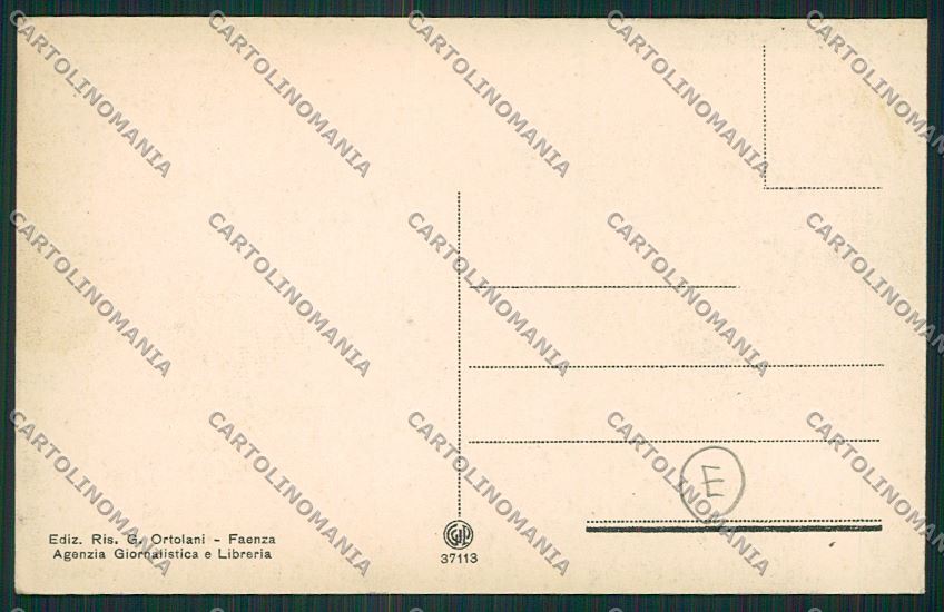 Ravenna Faenza cartolina QK0012 – retro