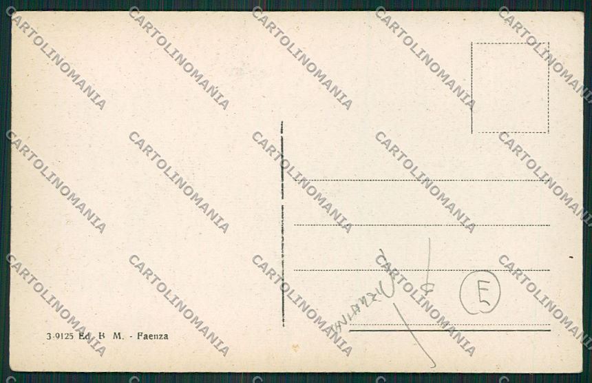 Ravenna Faenza PIEGHINA cartolina QK0013 – retro