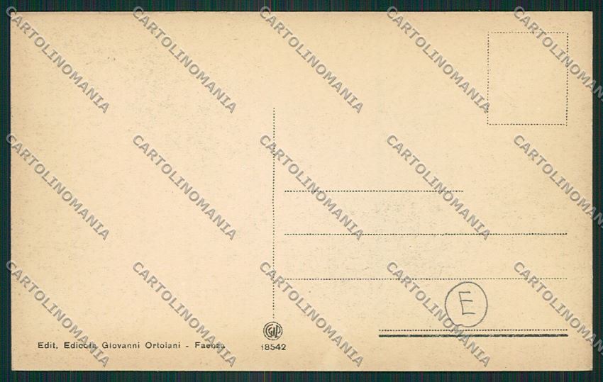 Ravenna Faenza cartolina QK0016 – retro