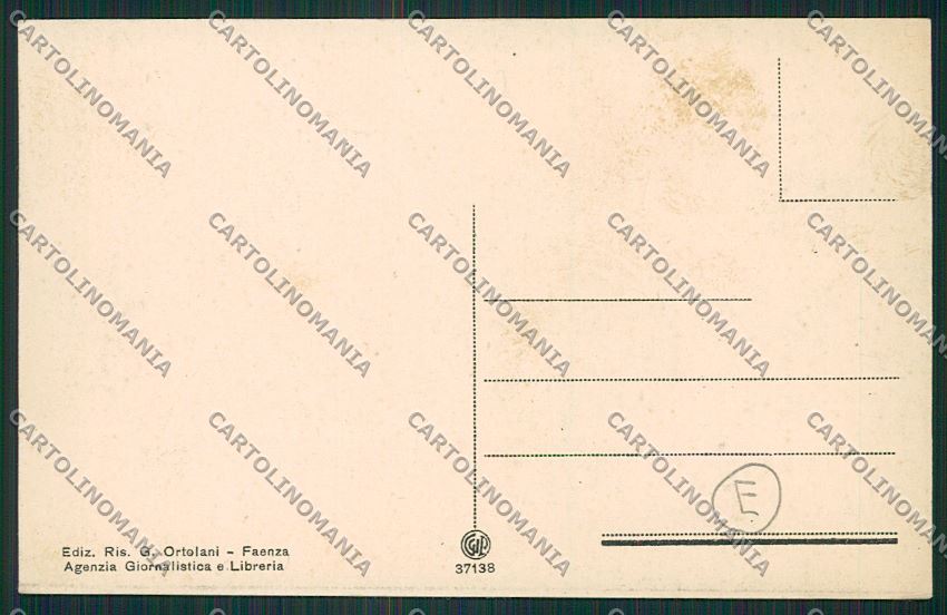 Ravenna Faenza cartolina QK0017 – retro