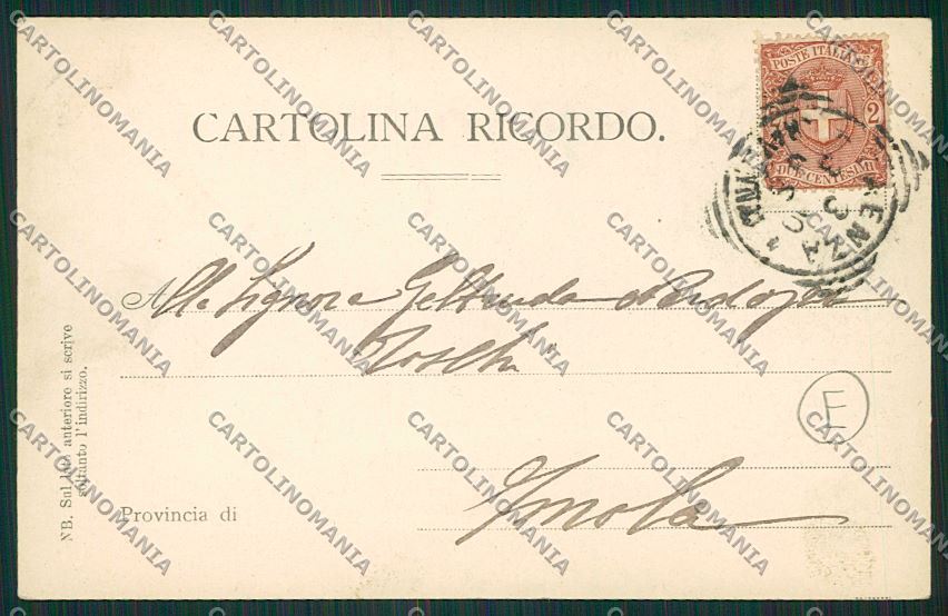 Ravenna Faenza cartolina QK0020 – retro