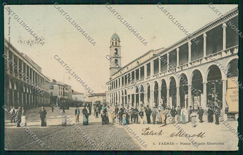 Ravenna Faenza ABRASA cartolina QK0024 – fronte
