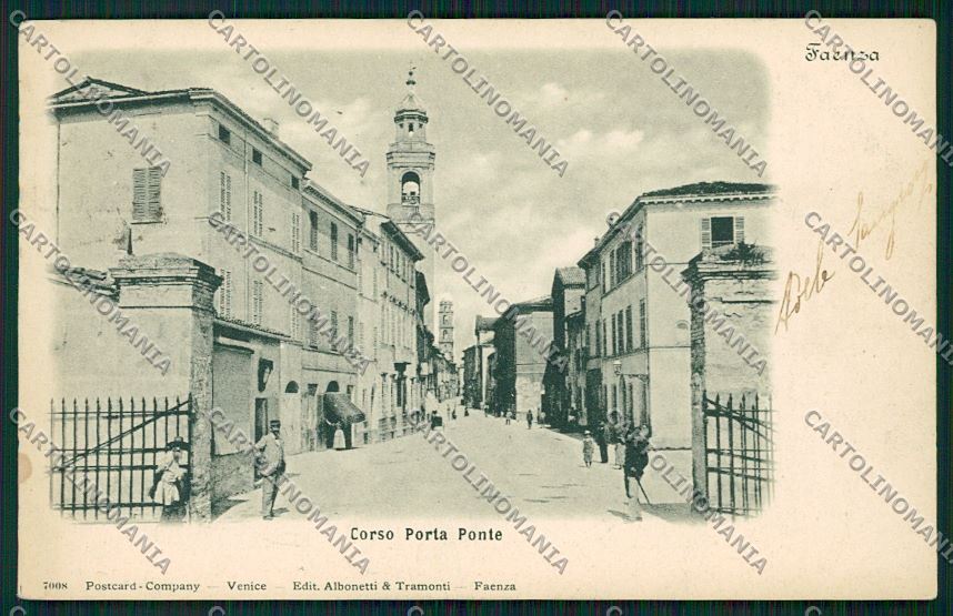 Ravenna Faenza cartolina QK0026 – fronte