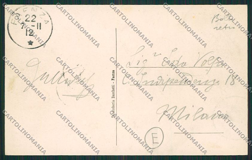 Ravenna Faenza cartolina QK0027 – retro
