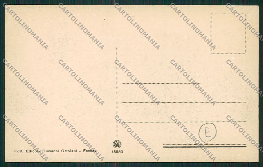 Ravenna Faenza cartolina QK0033 – retro