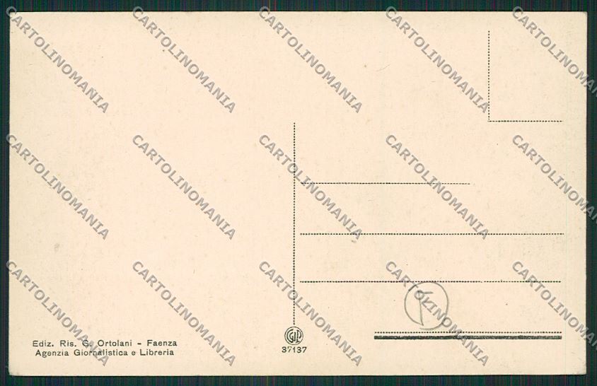 Ravenna Faenza cartolina QK0034 – retro