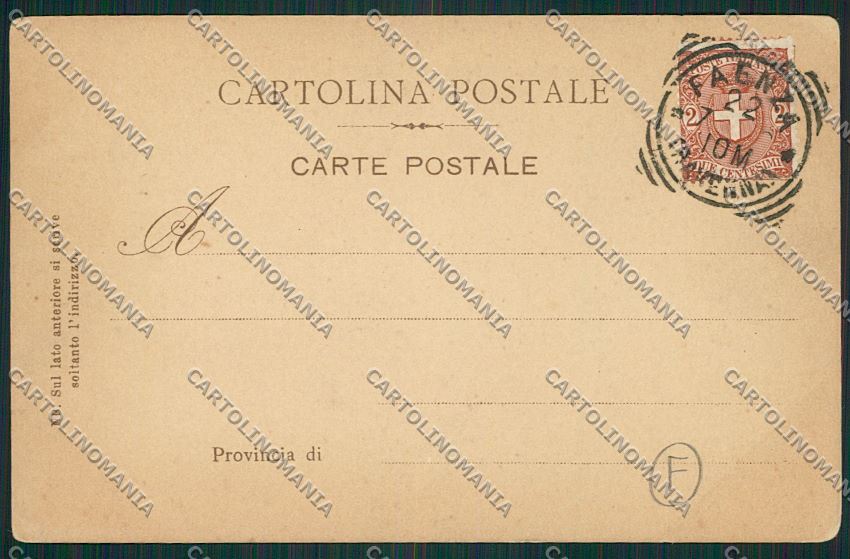 Ravenna Faenza cartolina QK0037 – retro