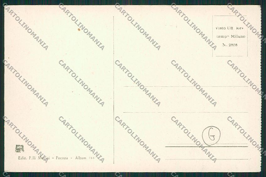 Ravenna Faenza cartolina QK0048 – retro