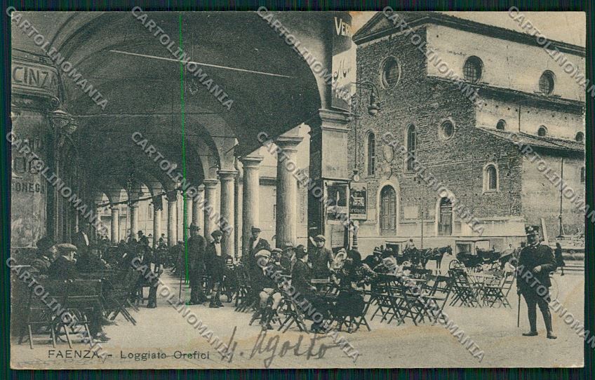 Ravenna Faenza TRACCE UMIDO cartolina QK0051 – fronte