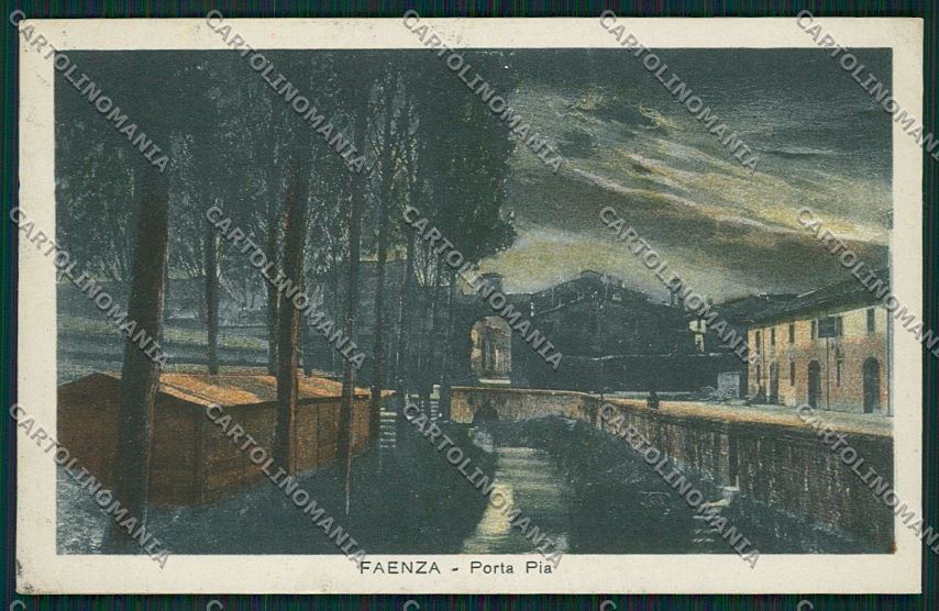 Ravenna Faenza Chiaro di luna cartolina QK0053 – fronte