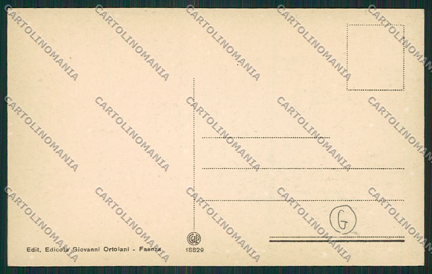 Ravenna Faenza cartolina QK0055 – retro