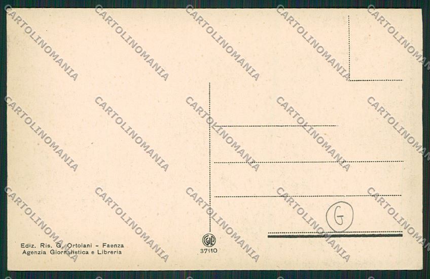 Ravenna Faenza cartolina QK0056 – retro
