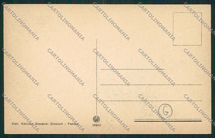 Ravenna Faenza cartolina QK0058 – retro